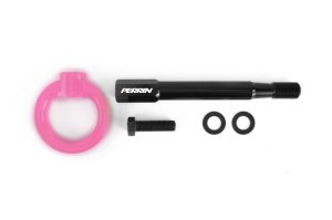 Subaru BRZ Tow Hook Kit - Rear - Perrin Performance - Hyper Pink - `13-`25 Subaru BRZ Tow Hook Kit - Rear - Perrin Performance - Hyper Pink - `13-`25